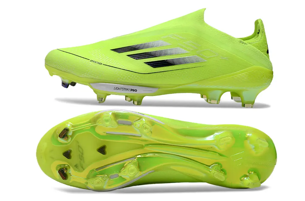 Adidas F50+ Elite Laceless Lightstrike Pro FG - Green/Vibrant Neon/Brilliant Lime
