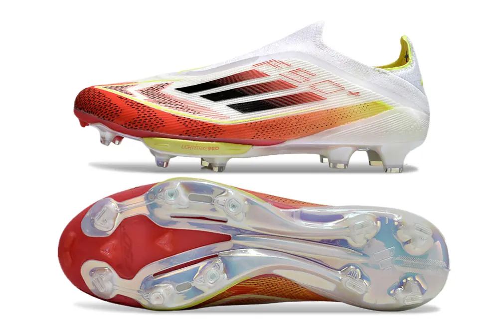 Adidas F50+ Elite Laceless Lightstrike Pro FG - Red/Flame Red/White Blast