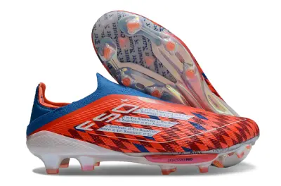 Thomas Müller x Adidas F50+ Elite Laceless Lightstrike Pro FG - Red/Electric Blue/Fierce Orange