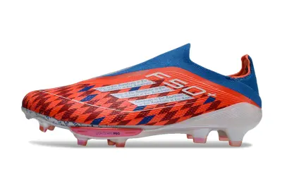 Thomas Müller x Adidas F50+ Elite Laceless Lightstrike Pro FG - Red/Electric Blue/Fierce Orange
