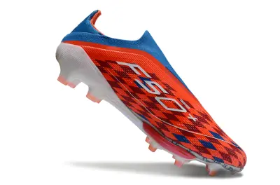 Thomas Müller x Adidas F50+ Elite Laceless Lightstrike Pro FG - Red/Electric Blue/Fierce Orange