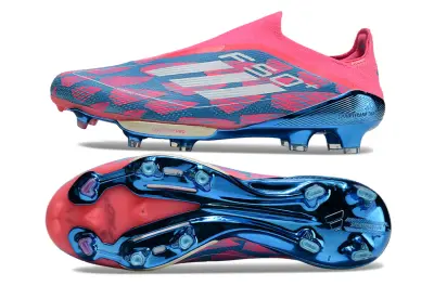 Adidas F50+ Elite Laceless Lightstrike Pro FG - Pink/Electric Pink/Steel Blue