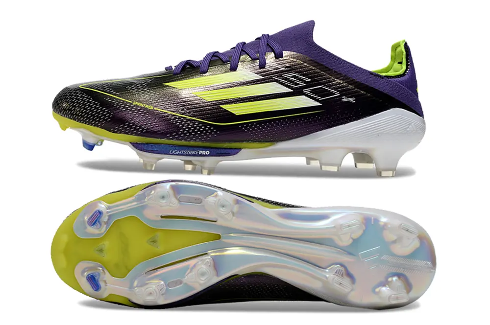 Adidas F50+ Elite Lightstrike Pro FG - Purple/Lime Green/Black