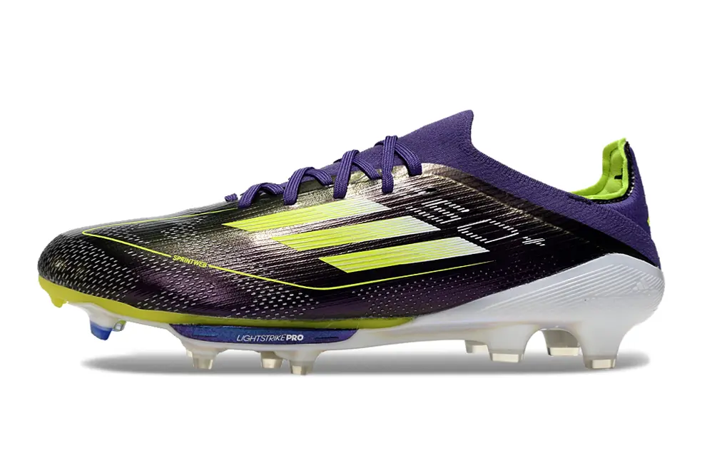 Adidas F50+ Elite Lightstrike Pro FG - Purple/Lime Green/Black