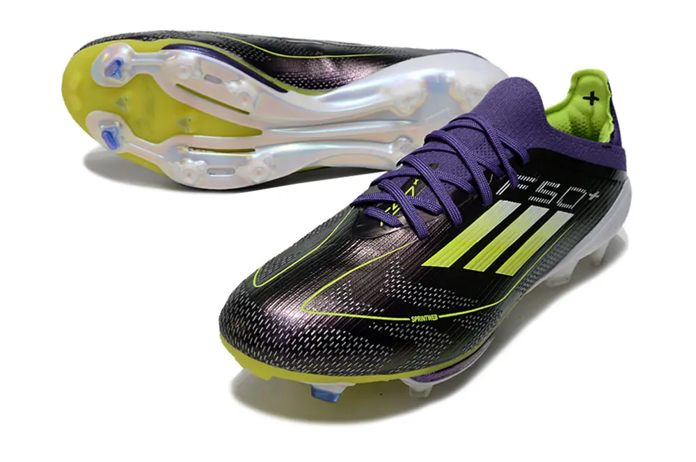 Adidas F50+ Elite Lightstrike Pro FG - Purple/Lime Green/Black