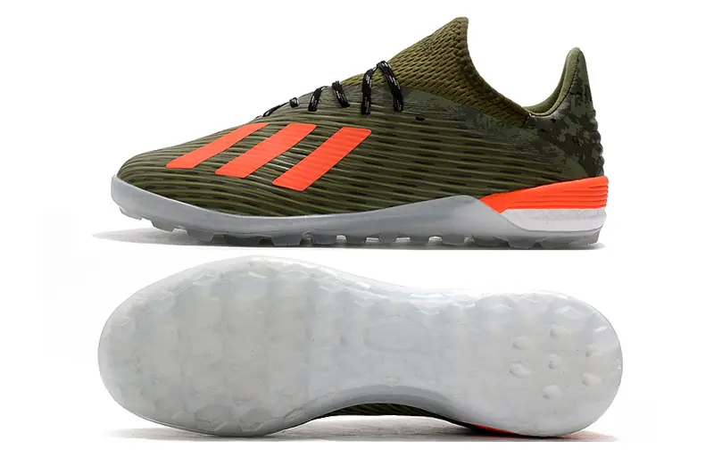 Adidas X 19.1 TF - Green/Bright Orange/Olive Drab