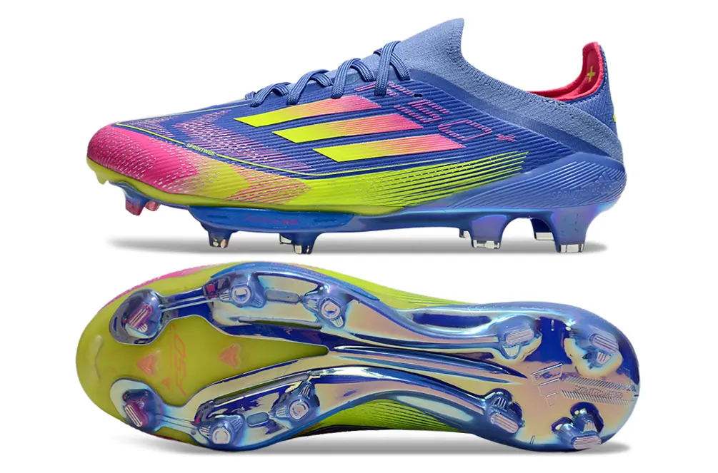 Adidas F50+ Elite Lightstrike Pro FG - Blue/Electric Pink/Sunny Yellow