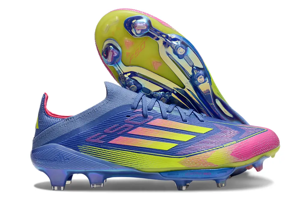 Adidas F50+ Elite Lightstrike Pro FG - Blue/Electric Pink/Sunny Yellow