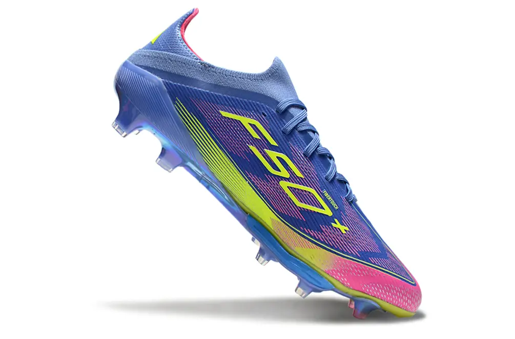 Adidas F50+ Elite Lightstrike Pro FG - Blue/Electric Pink/Sunny Yellow
