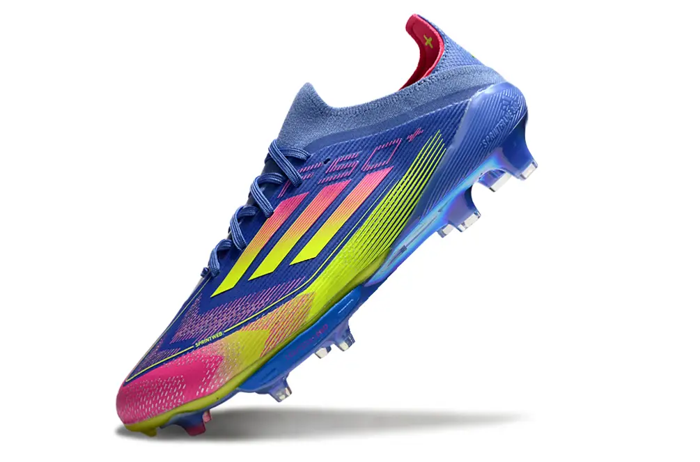 Adidas F50+ Elite Lightstrike Pro FG - Blue/Electric Pink/Sunny Yellow