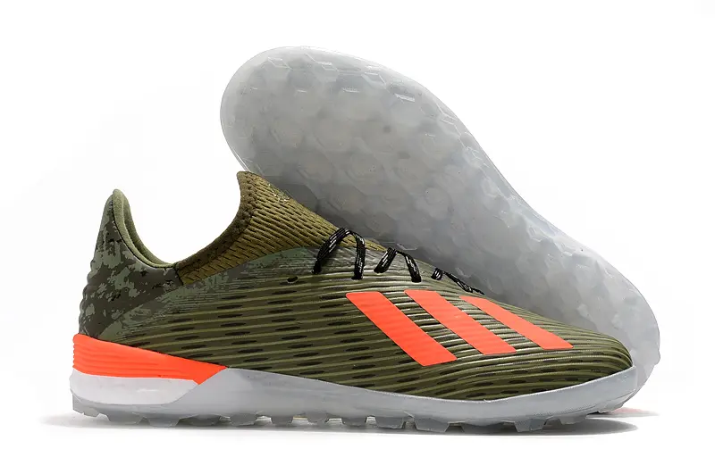 Adidas X 19.1 TF - Green/Bright Orange/Olive Drab