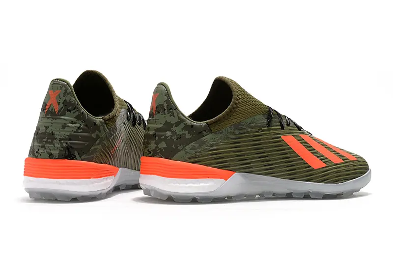 Adidas X 19.1 TF - Green/Bright Orange/Olive Drab