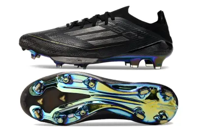 Adidas F50+ Elite Lightstrike Pro FG - Black/Iridescent Black/Gold