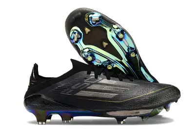 Adidas F50+ Elite Lightstrike Pro FG - Black/Iridescent Black/Gold