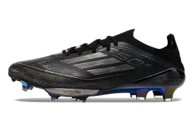 Adidas F50+ Elite Lightstrike Pro FG - Black/Iridescent Black/Gold