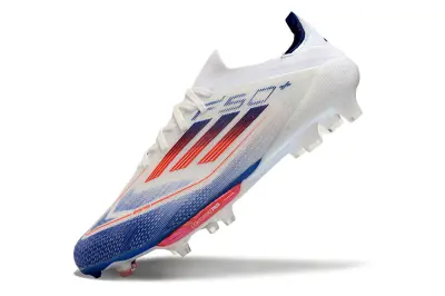 Adidas F50+ Elite Lightstrike Pro FG - White/Electric Blue/Crimson Red
