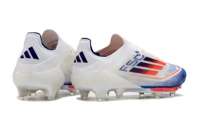 Adidas F50+ Elite Lightstrike Pro FG - White/Electric Blue/Crimson Red