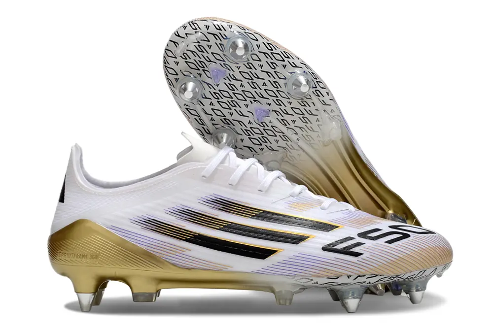 Adidas F50 Elite SG - White/Golden Glow/Black Bold