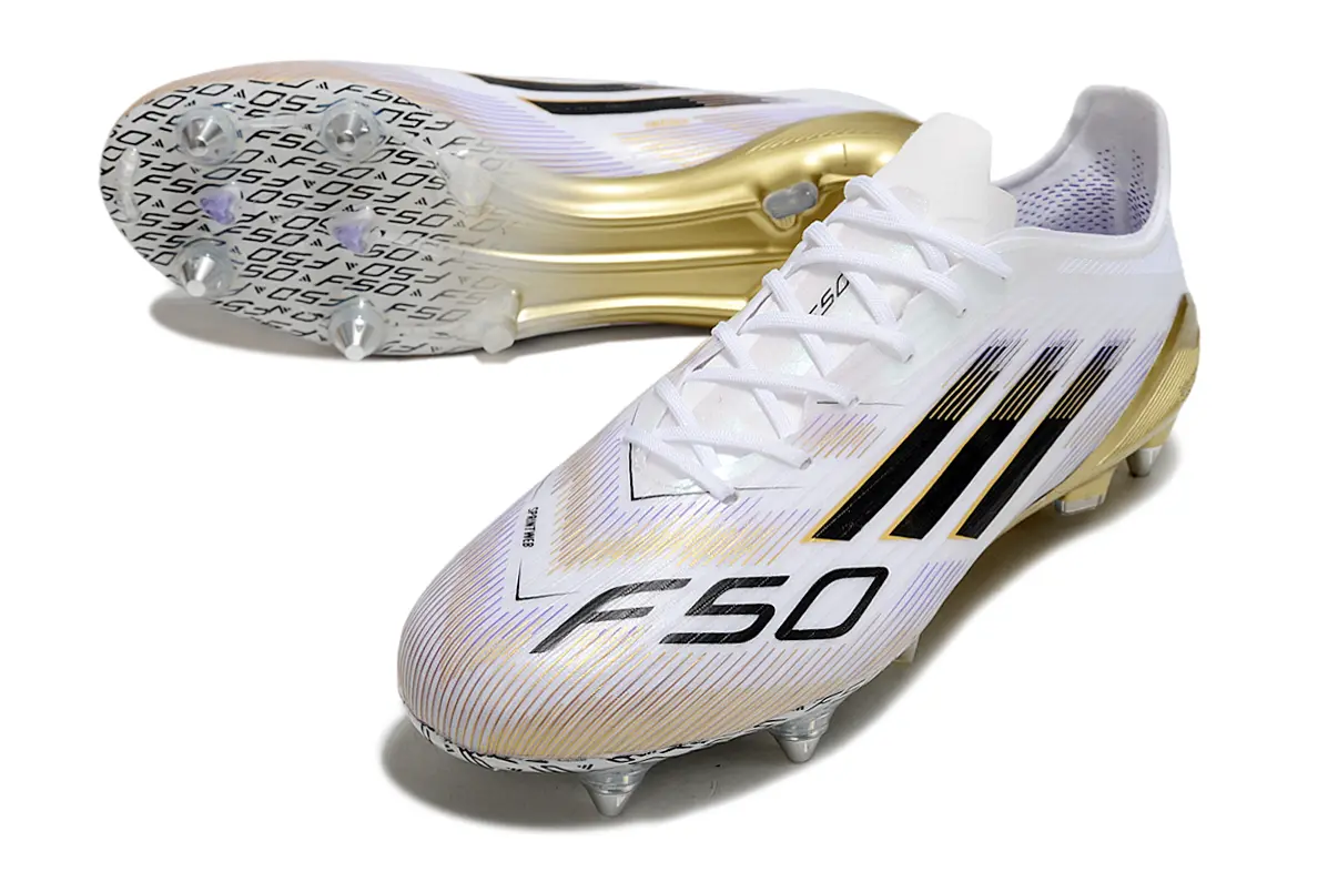 Adidas F50 Elite SG - White/Golden Glow/Black Bold