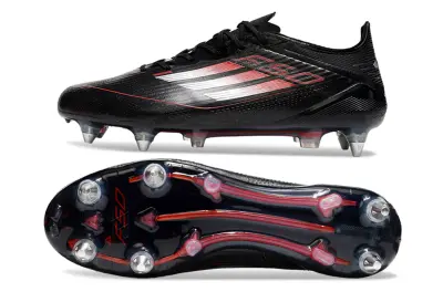 Adidas F50 Elite SG - Black/Crimson Red/Metallic Silver