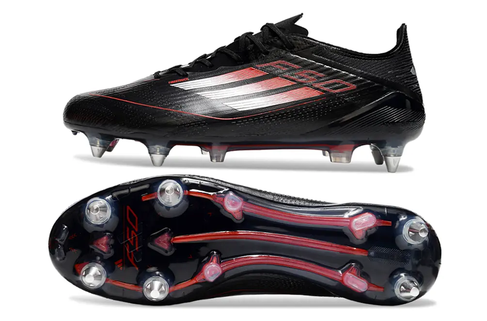 Adidas F50 Elite SG - Black/Crimson Red/Metallic Silver