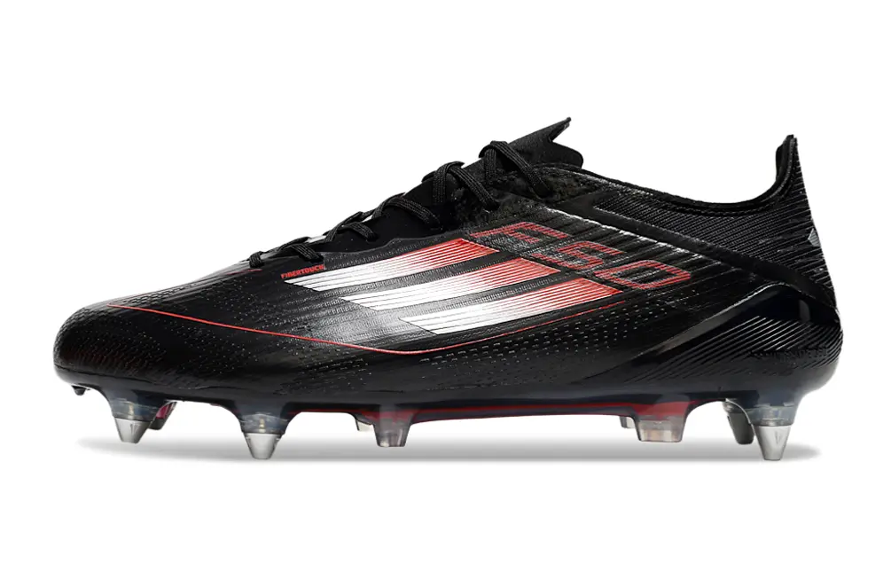 Adidas F50 Elite SG - Black/Crimson Red/Metallic Silver
