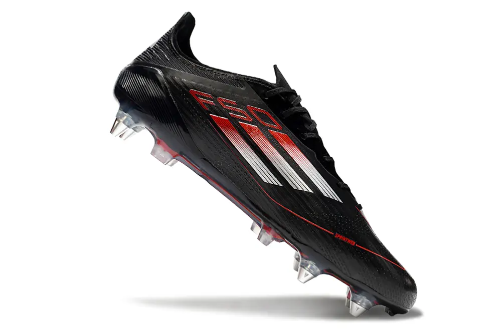 Adidas F50 Elite SG - Black/Crimson Red/Metallic Silver