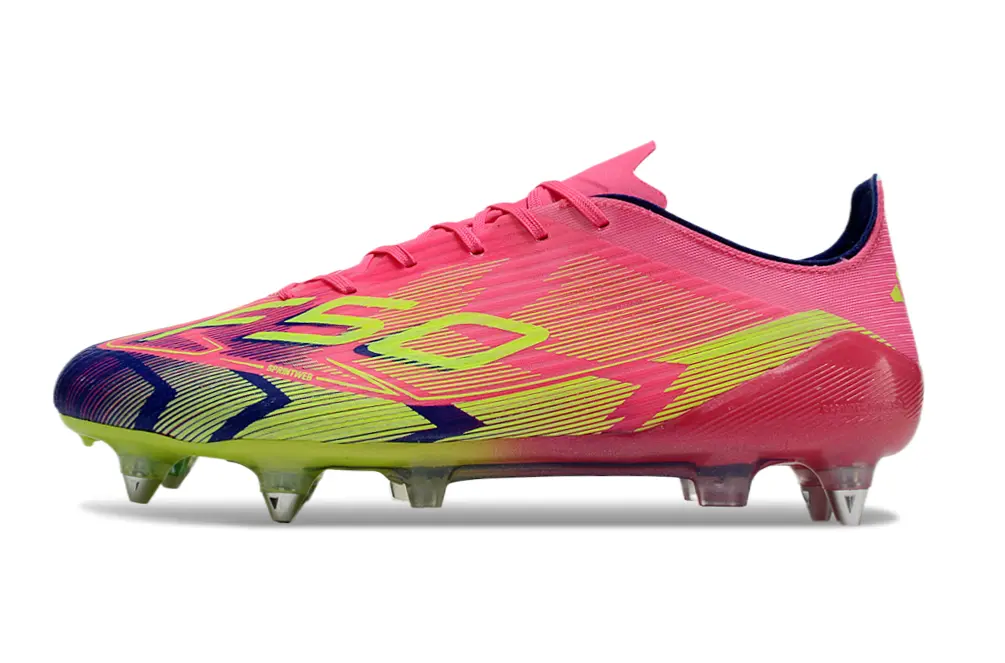 Adidas F50 Elite SG - Pink/Vibrant Green/Deep Blue