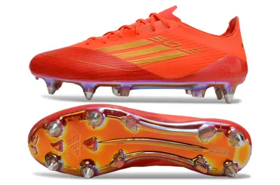 Mo Salah x Adidas F50 Elite SG - Red/Flame Red/Golden Accents