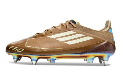 Bad Bunny x Adidas F50 Elite SG - Brown/Golden Brown/Blue Accent