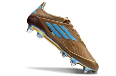 Bad Bunny x Adidas F50 Elite SG - Brown/Golden Brown/Blue Accent