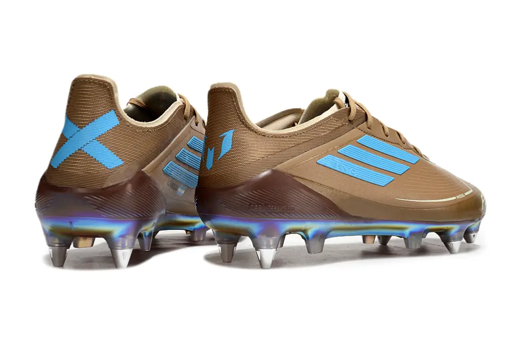 Bad Bunny x Adidas F50 Elite SG - Brown/Golden Brown/Blue Accent