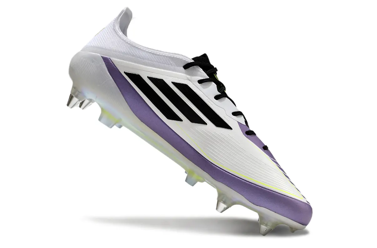 Messi x Adidas F50 Elite SG - White/Purple Glow/Black