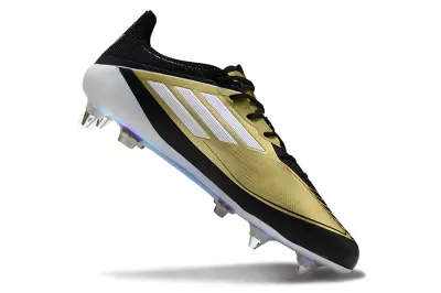 Messi x Adidas F50 Elite SG - Gold/Midnight Black/Glowing Silver