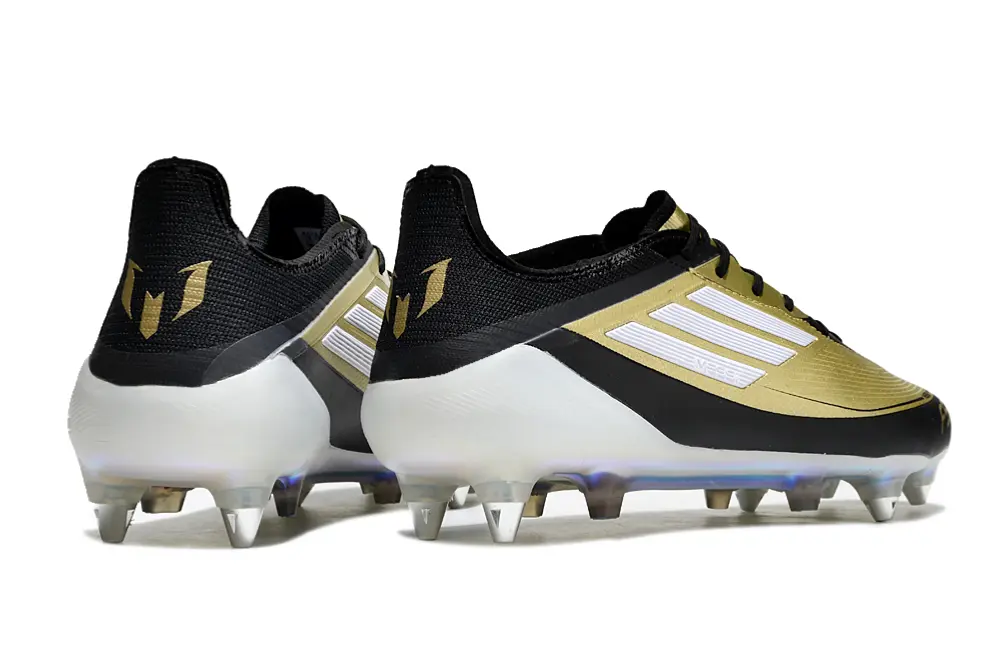 Messi x Adidas F50 Elite SG - Gold/Midnight Black/Glowing Silver
