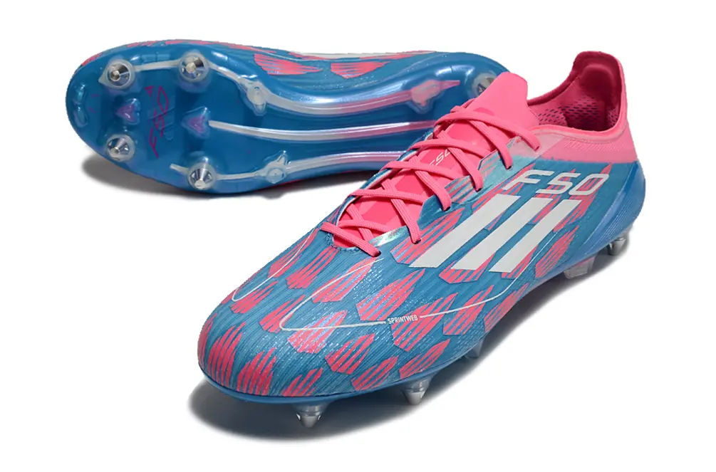 Adidas F50 Elite SG - Blue/Vibrant Pink/Sky Blue