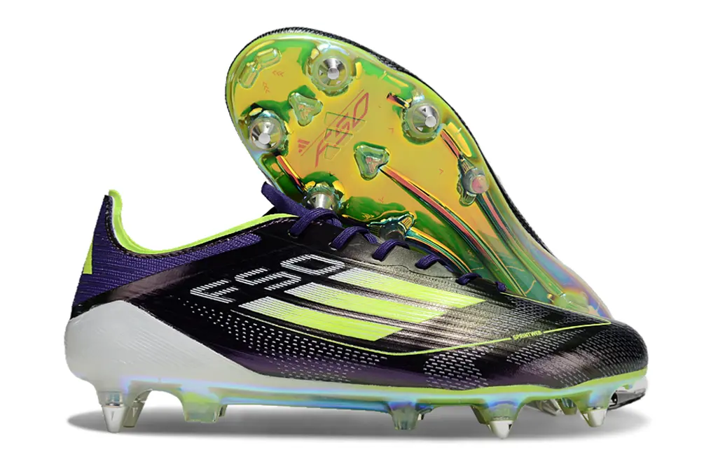 Adidas F50 Elite SG - Purple/Neon Green/Black
