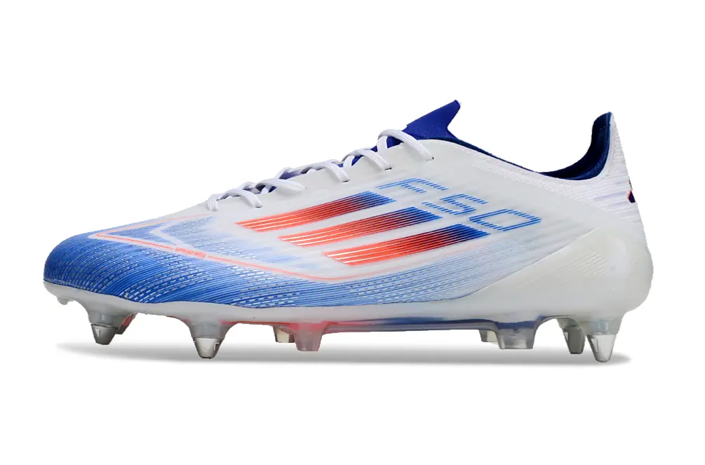 Adidas F50 Elite SG - White/Electric Blue/Radiant Red