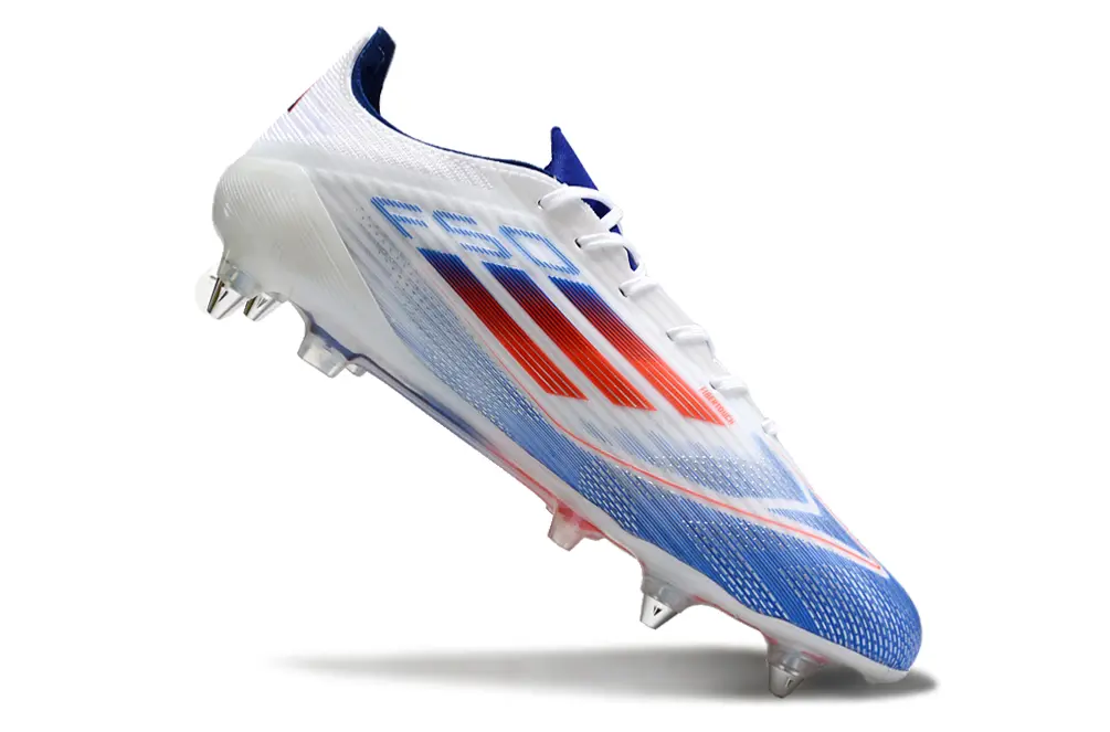 Adidas F50 Elite SG - White/Electric Blue/Radiant Red