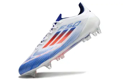 Adidas F50 Elite SG - White/Electric Blue/Radiant Red