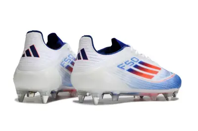Adidas F50 Elite SG - White/Electric Blue/Radiant Red