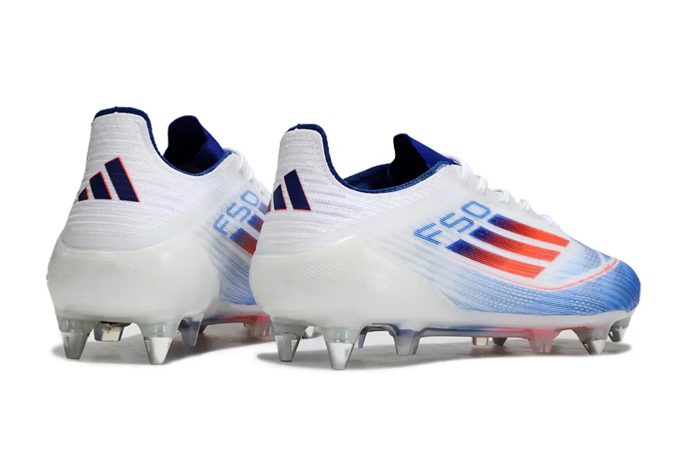 Adidas F50 Elite SG - White/Electric Blue/Radiant Red