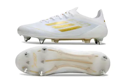 Adidas F50 Elite SG - White/Gold/White
