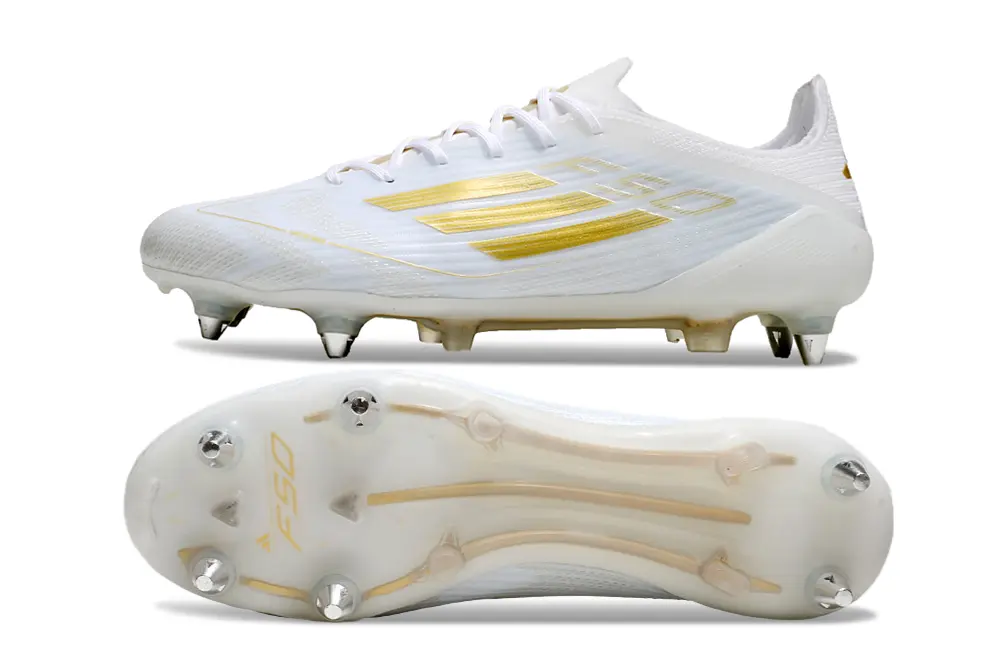 Adidas F50 Elite SG - White/Gold/White