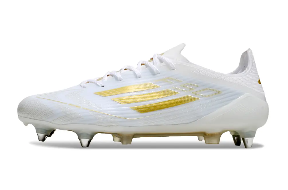 Adidas F50 Elite SG - White/Gold/White