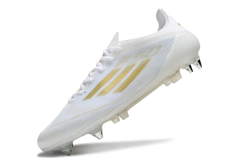 Adidas F50 Elite SG - White/Gold/White
