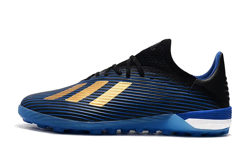 Adidas X 19.1 TF - Black/Electric Blue/Gold Metallic
