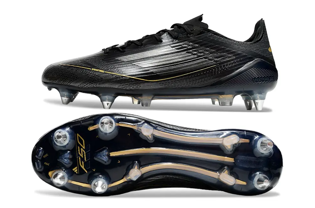 Adidas F50 Elite SG - Black/Gold Burst/Deep Blue
