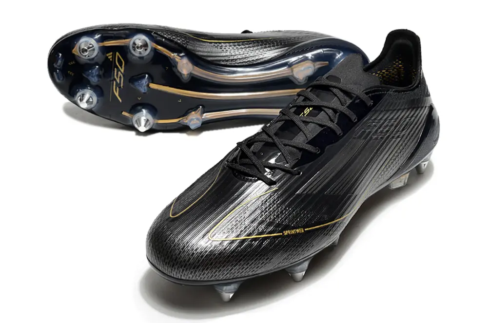 Adidas F50 Elite SG - Black/Gold Burst/Deep Blue