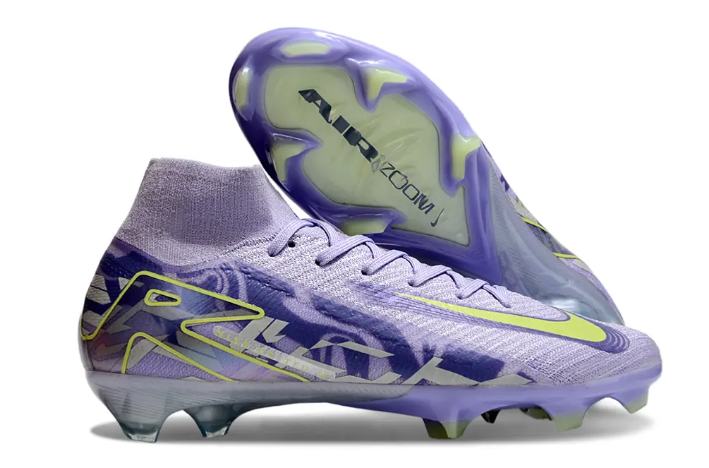 Nike Air Zoom Mercurial Superfly 10 Elite FG - Purple/Luminous Yellow/Cool Lavender